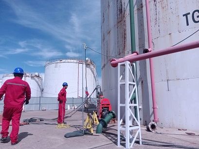罐体沉降治理施工